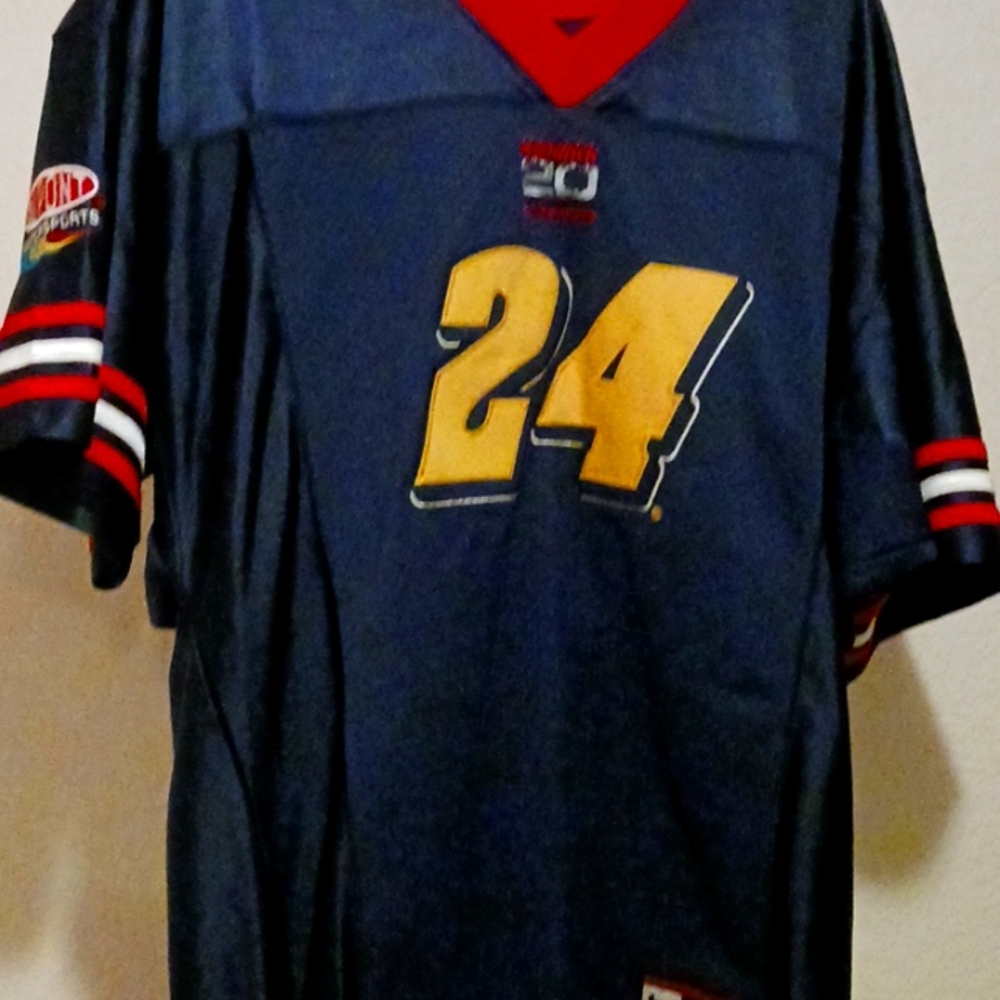 Nascar Blue and Red Men's Jersey